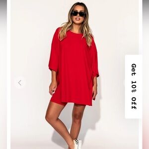 LALA ORIGINAL: Malone Ribbed Biker Set in Cherry - Size 2XL